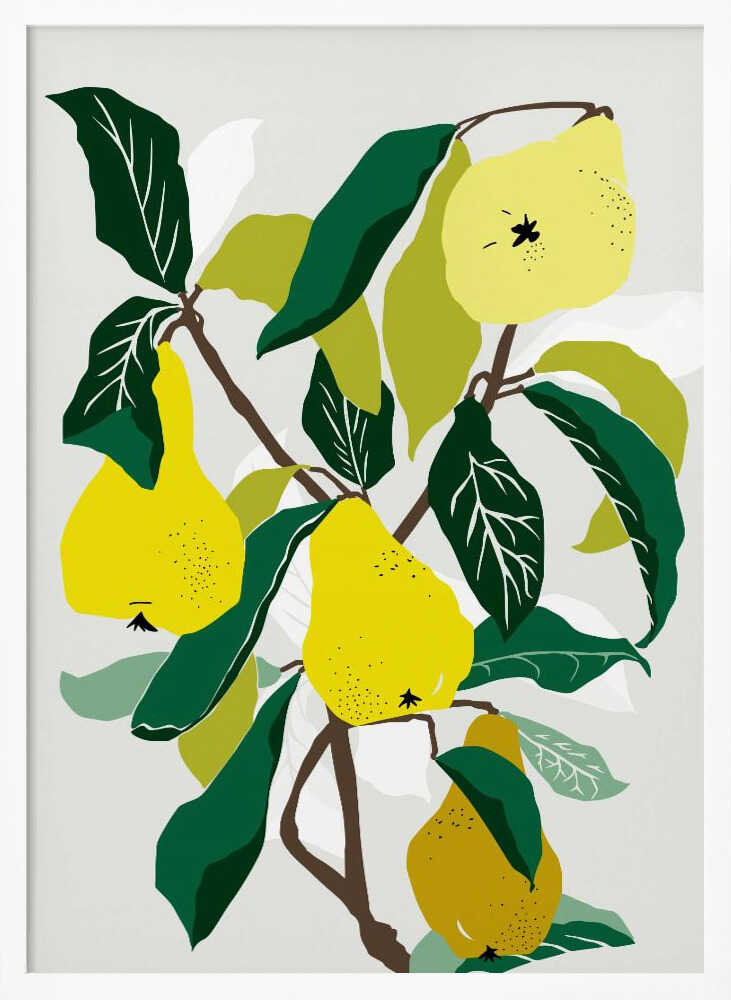 Yellow Pears - Poster / Art Print