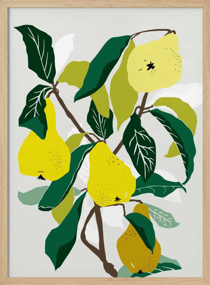 Yellow Pears - Poster / Art Print