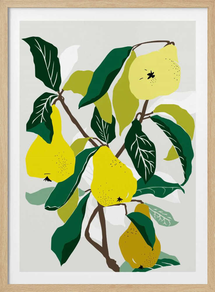 Yellow Pears - Poster / Art Print