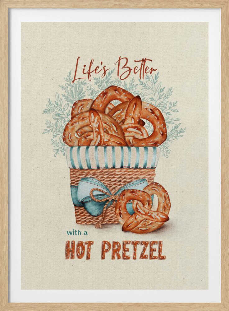 Pretzel - Poster / Art Print