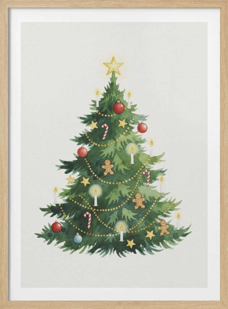 My Little Christmas Tree - Poster / Art Print