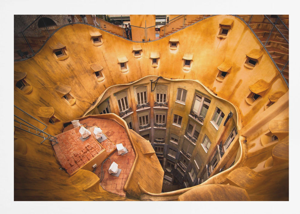 Antoni Gaudí’s La Pedrera  © Nora De Angelli - Poster / Art Print