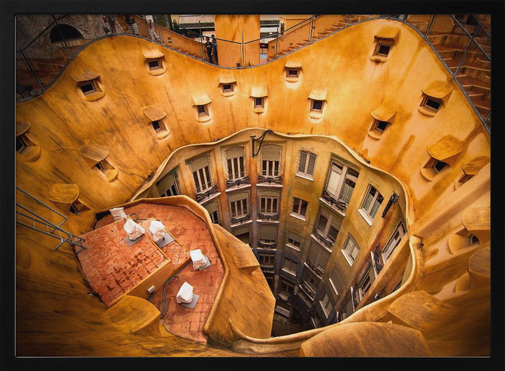 Antoni Gaudí’s La Pedrera  © Nora De Angelli - Poster / Art Print