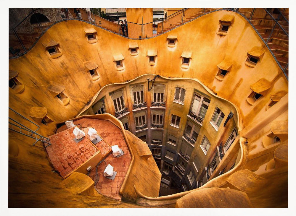 Antoni Gaudí’s La Pedrera  © Nora De Angelli - Poster / Art Print