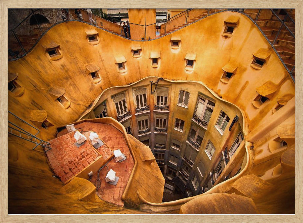 Antoni Gaudí’s La Pedrera  © Nora De Angelli - Poster / Art Print