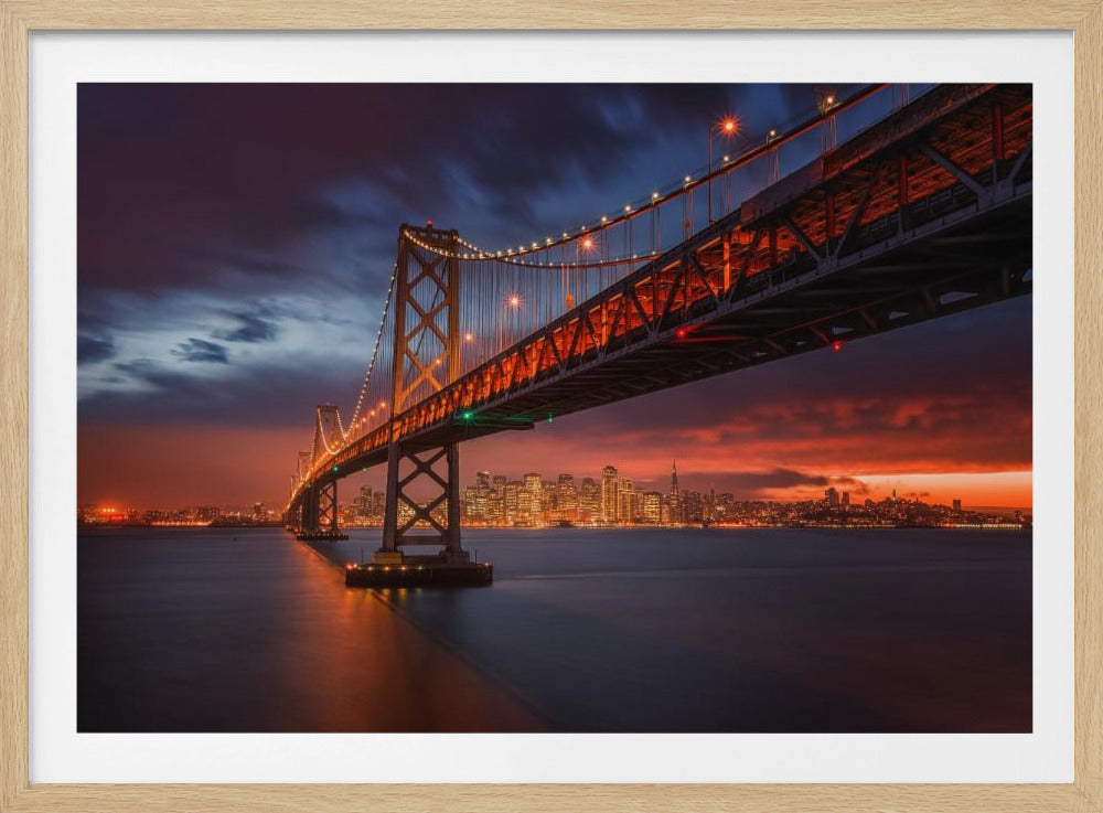 Fire over San Francisco - Poster / Art Print