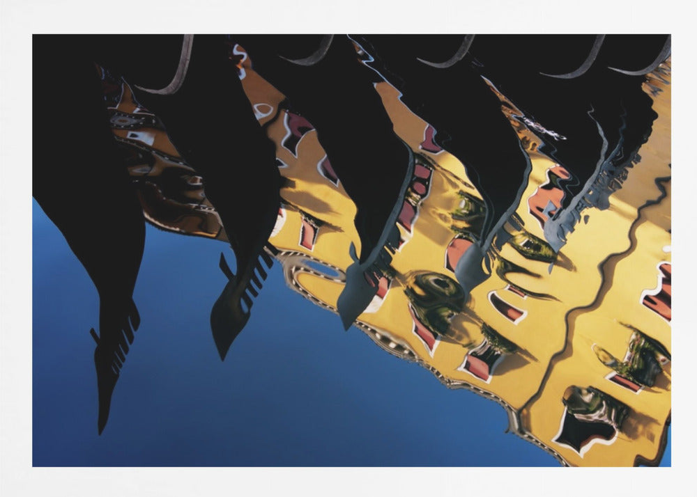 Venice - Gondola - Reflex - Poster / Art Print