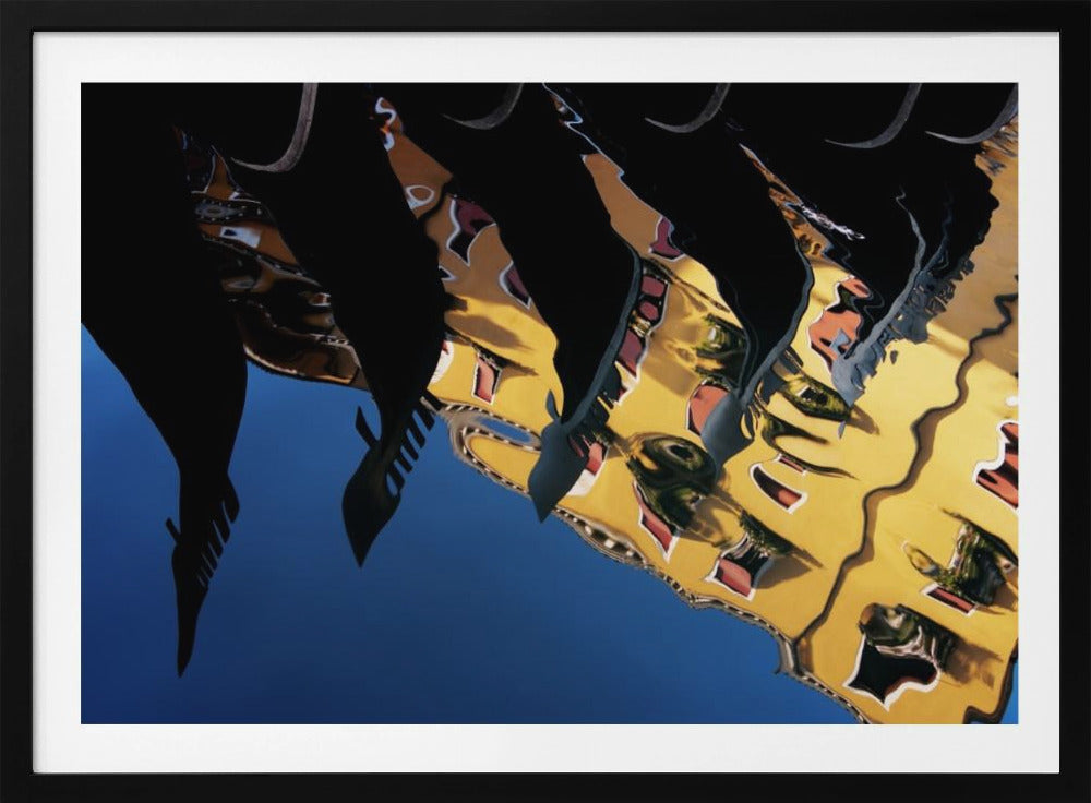 Venice - Gondola - Reflex - Poster / Art Print