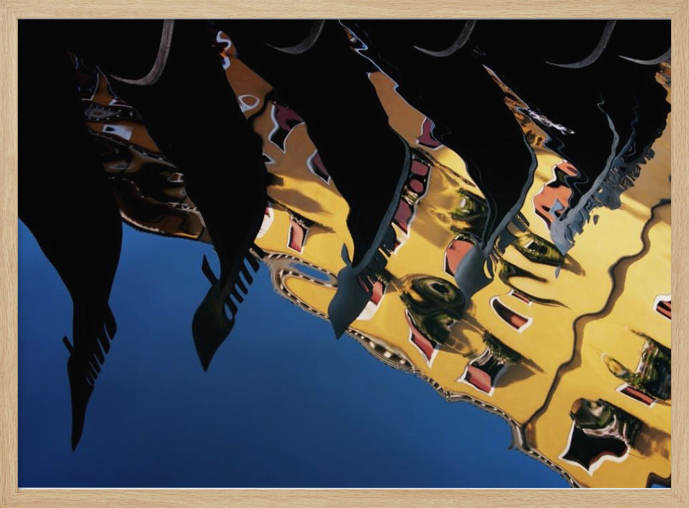 Venice - Gondola - Reflex - Poster / Art Print