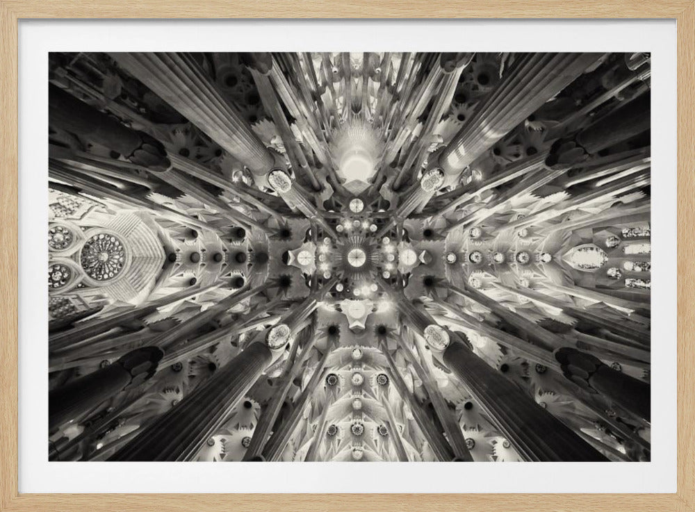Artificial forest - Sagrada Familia - Poster / Art Print