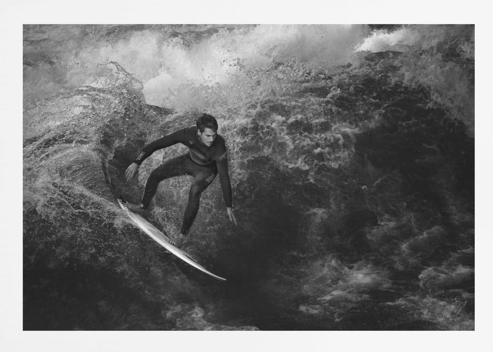 surfing to kingdom come - Poster / Art Print