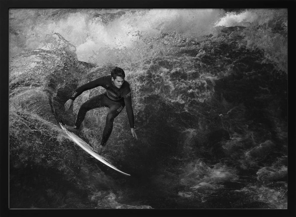 surfing to kingdom come - Poster / Art Print