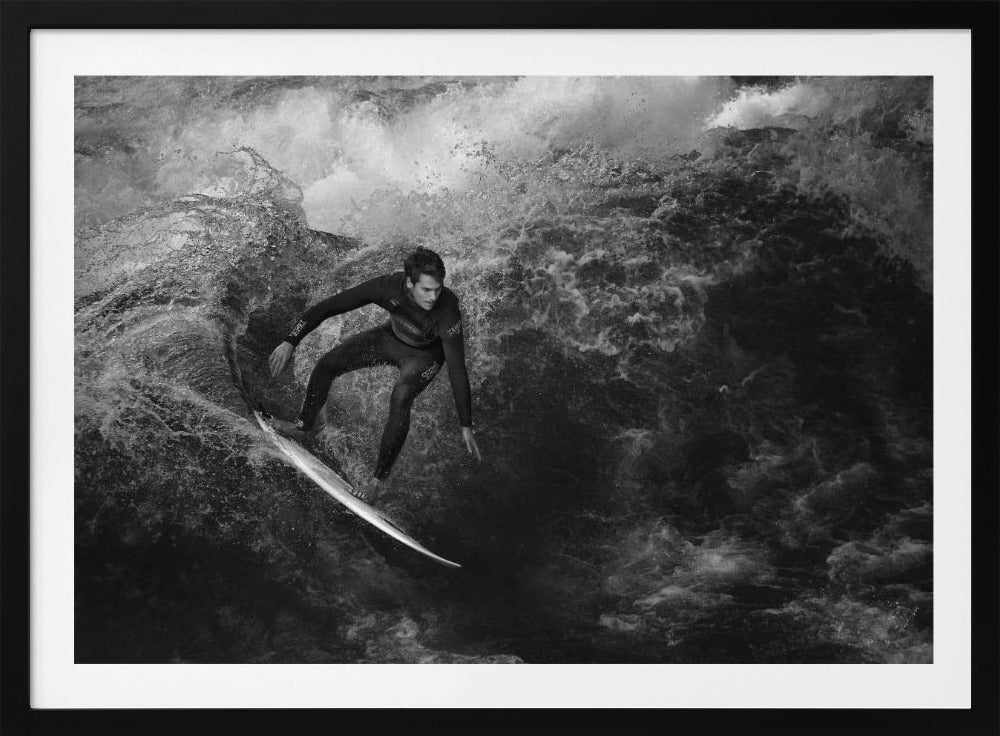 surfing to kingdom come - Poster / Art Print