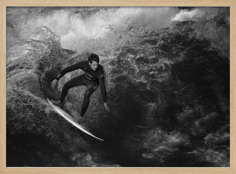 surfing to kingdom come - Poster / Art Print