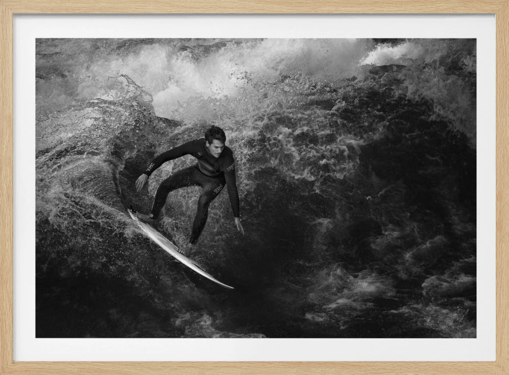 surfing to kingdom come - Poster / Art Print