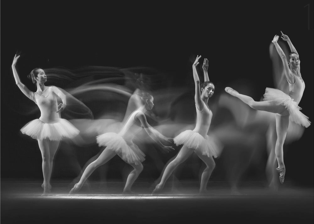 Ballerina Art Wave - Poster / Art Print