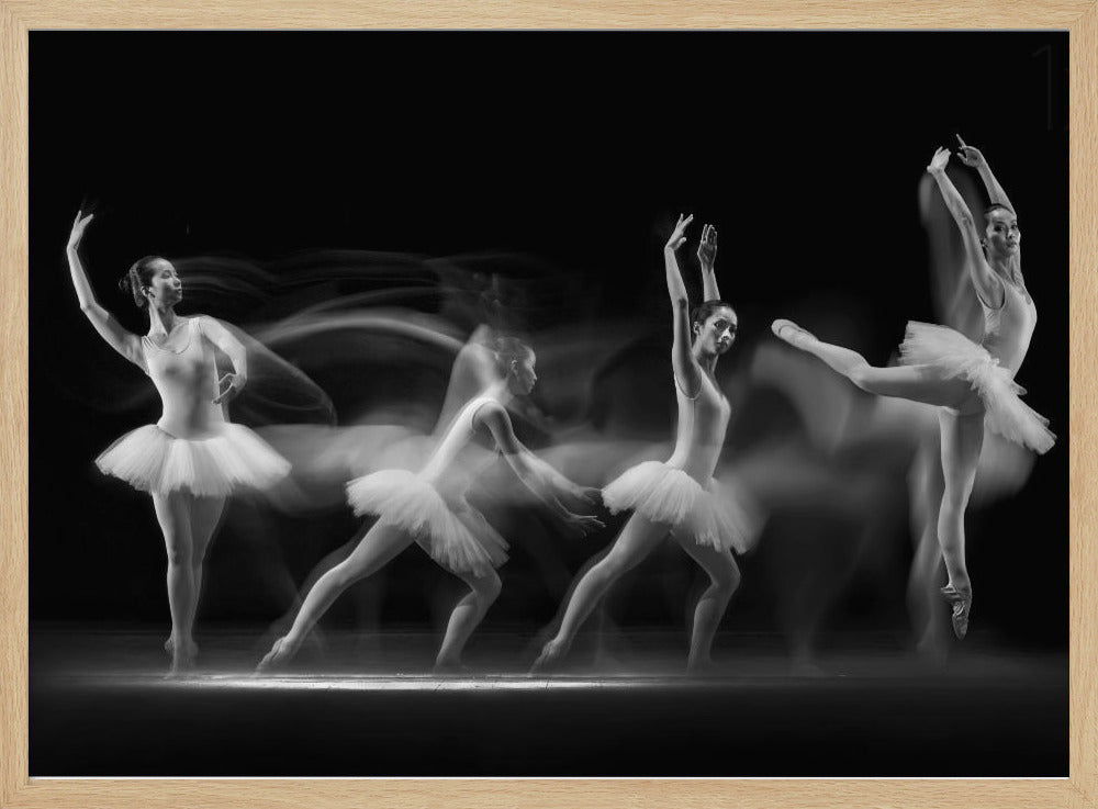 Ballerina Art Wave - Poster / Art Print