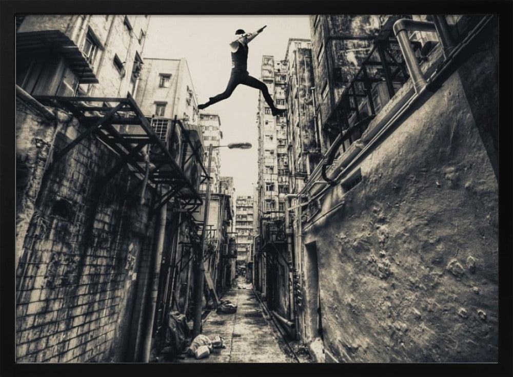 Behind street - Poster / Art Print