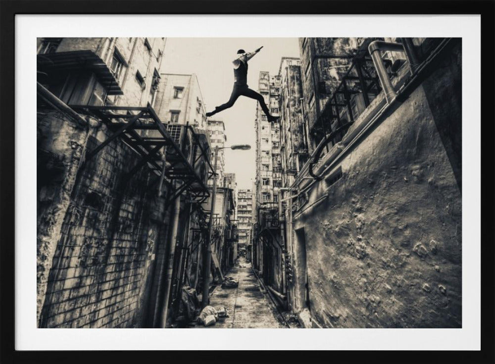 Behind street - Poster / Art Print