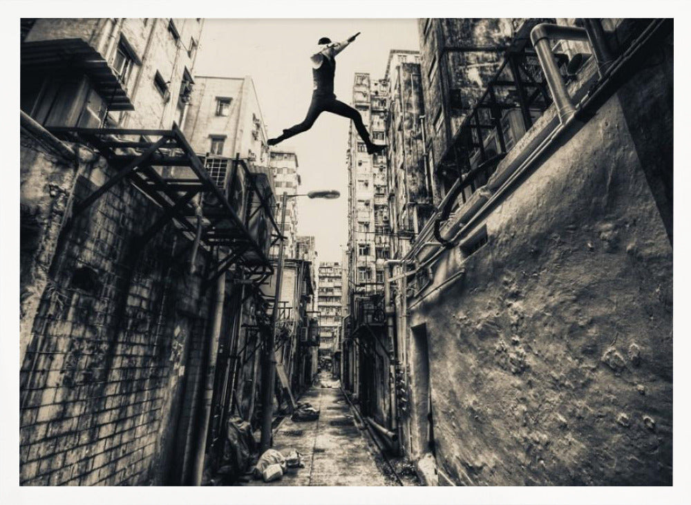 Behind street - Poster / Art Print