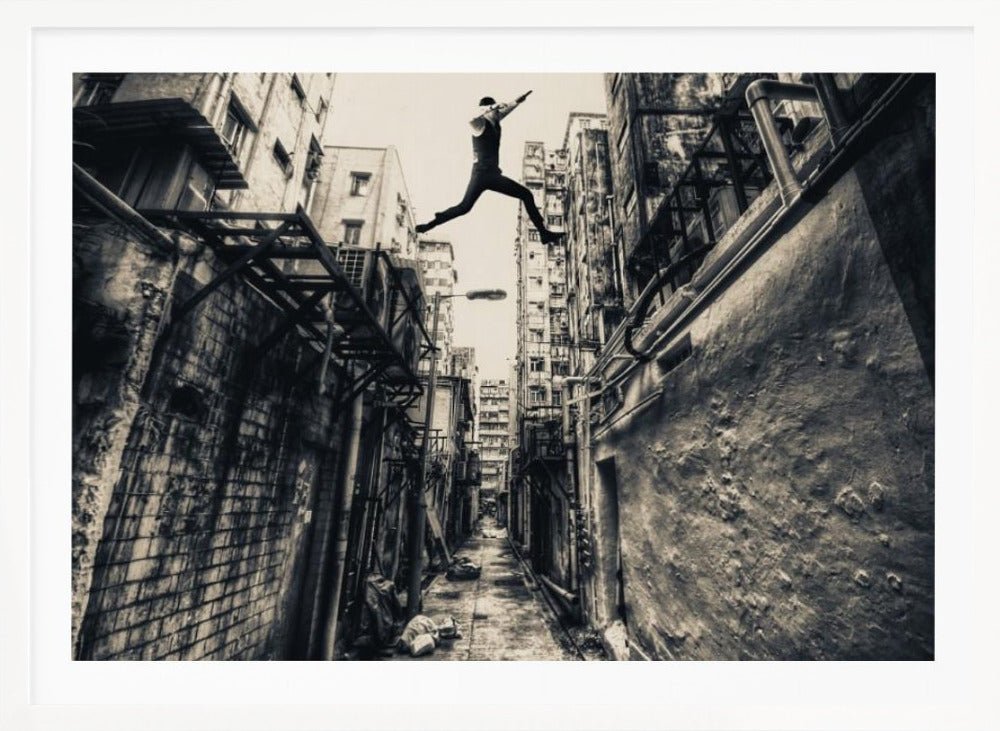 Behind street - Poster / Art Print