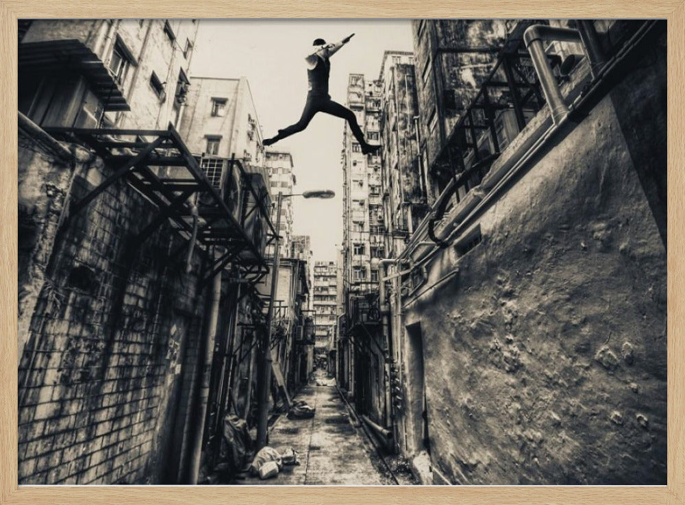 Behind street - Poster / Art Print