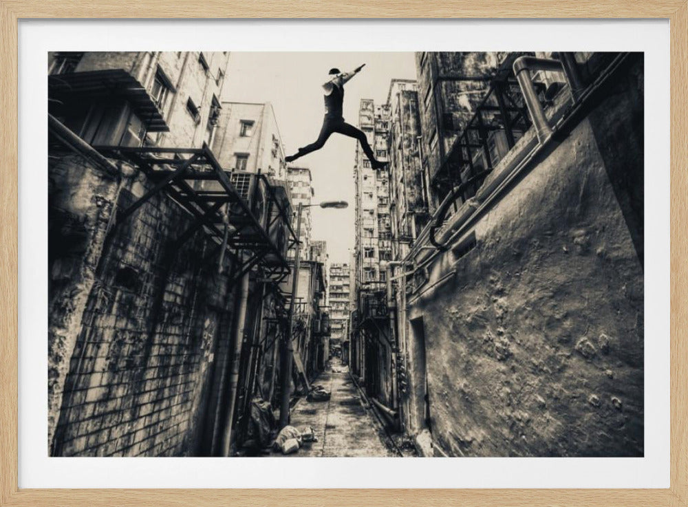 Behind street - Poster / Art Print