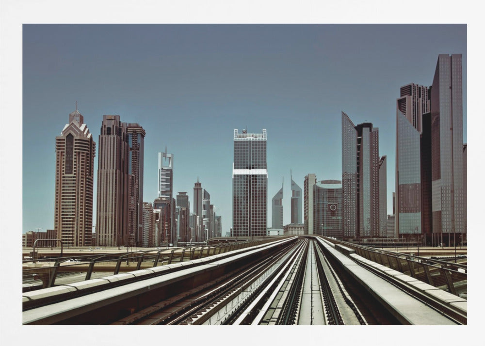 Dubai Metro - Poster / Art Print
