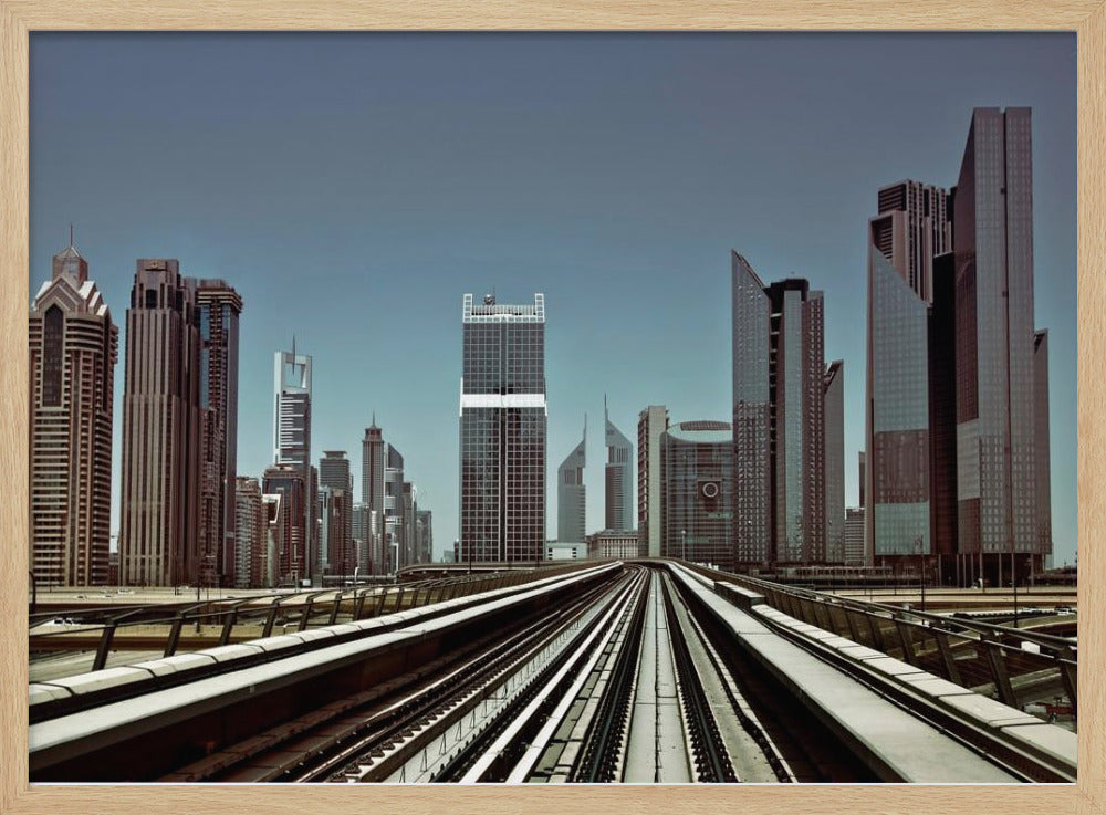 Dubai Metro - Poster / Art Print