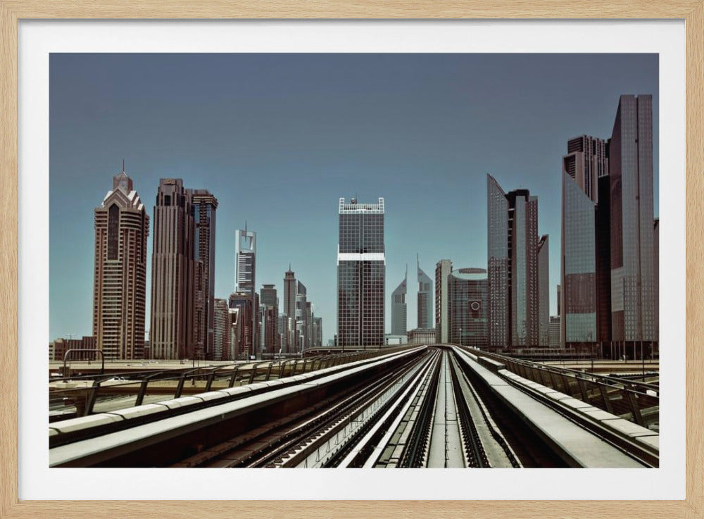 Dubai Metro - Poster / Art Print