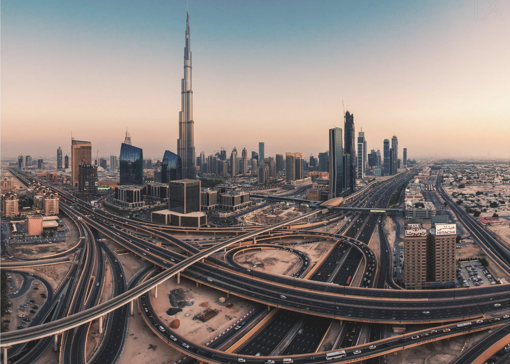 Dubai Skyline Panorama - Poster / Art Print