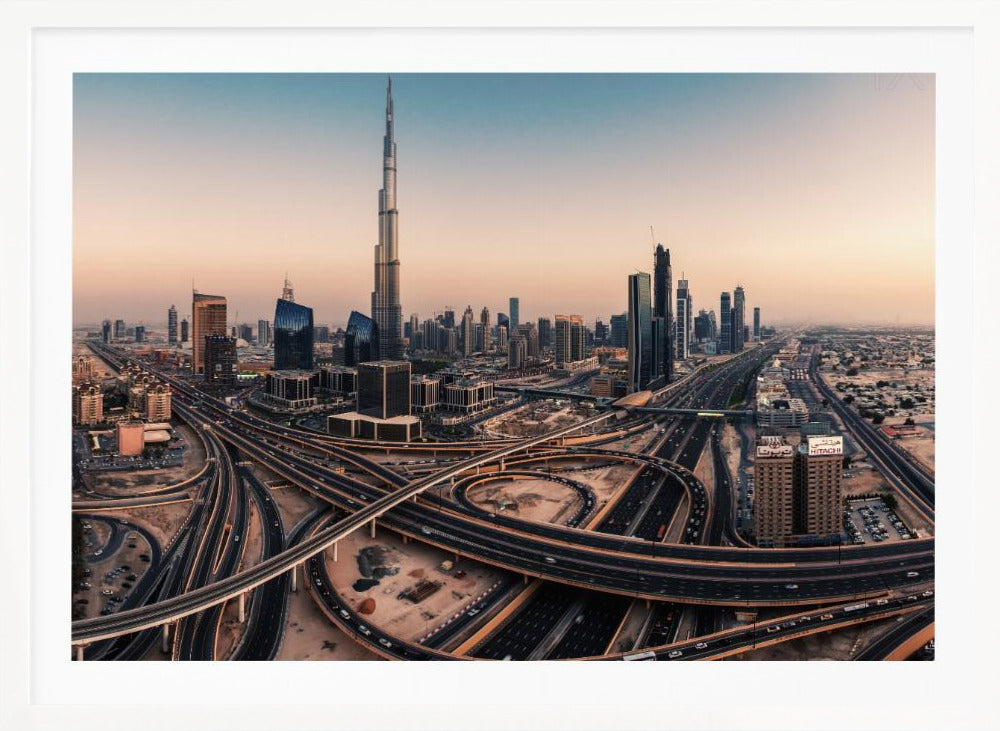 Dubai Skyline Panorama - Poster / Art Print