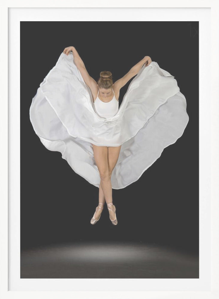 Entrechat en Blanc - Poster / Art Print