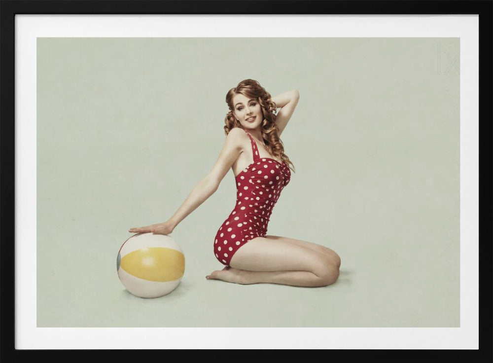 Beach Pin up - Poster / Art Print