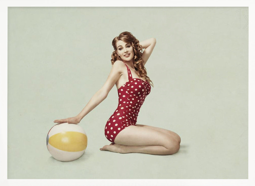 Beach Pin up - Poster / Art Print