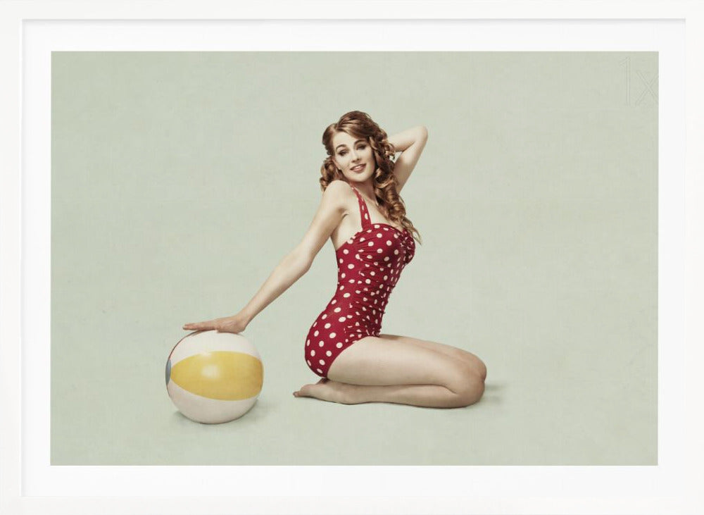 Beach Pin up - Poster / Art Print