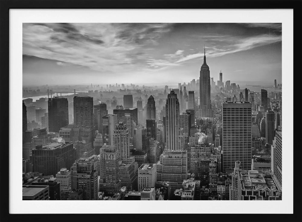 Hazy Gotham - Poster / Art Print