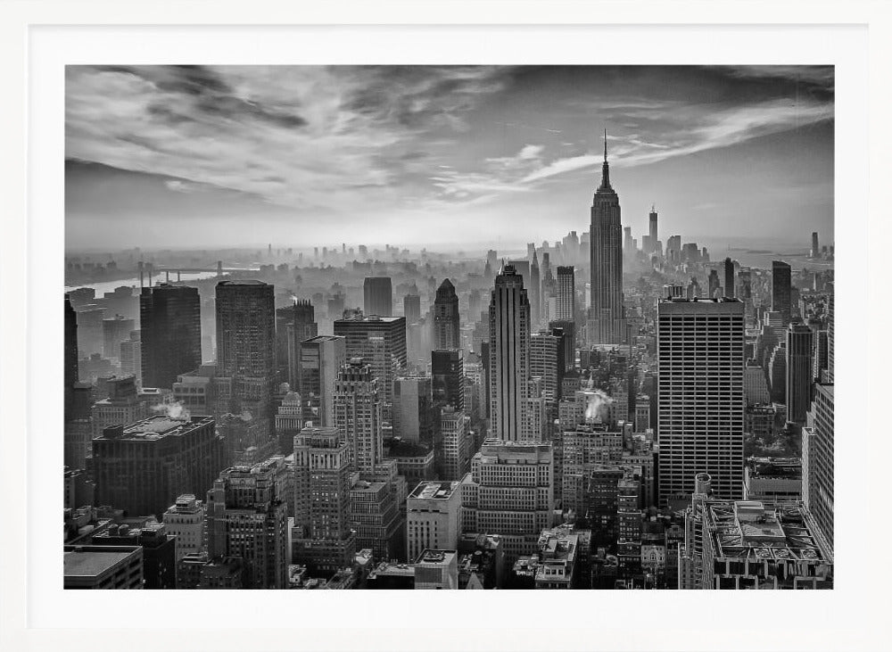 Hazy Gotham - Poster / Art Print