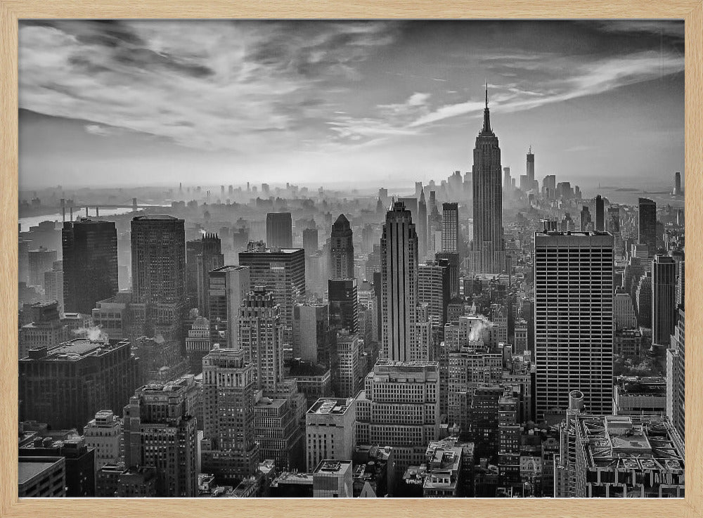 Hazy Gotham - Poster / Art Print