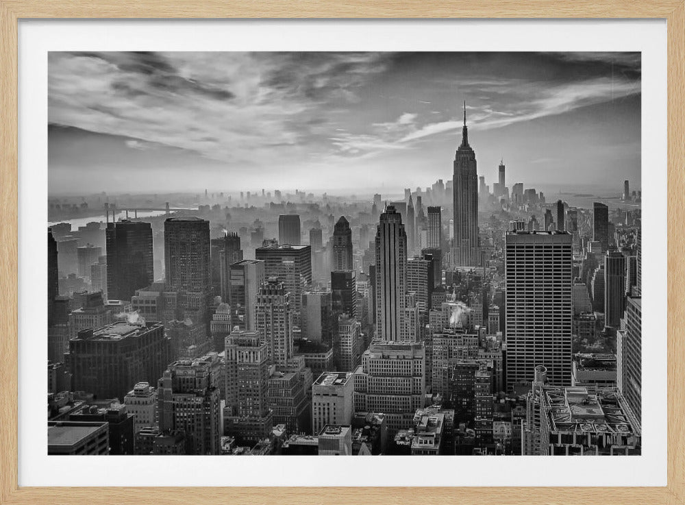 Hazy Gotham - Poster / Art Print