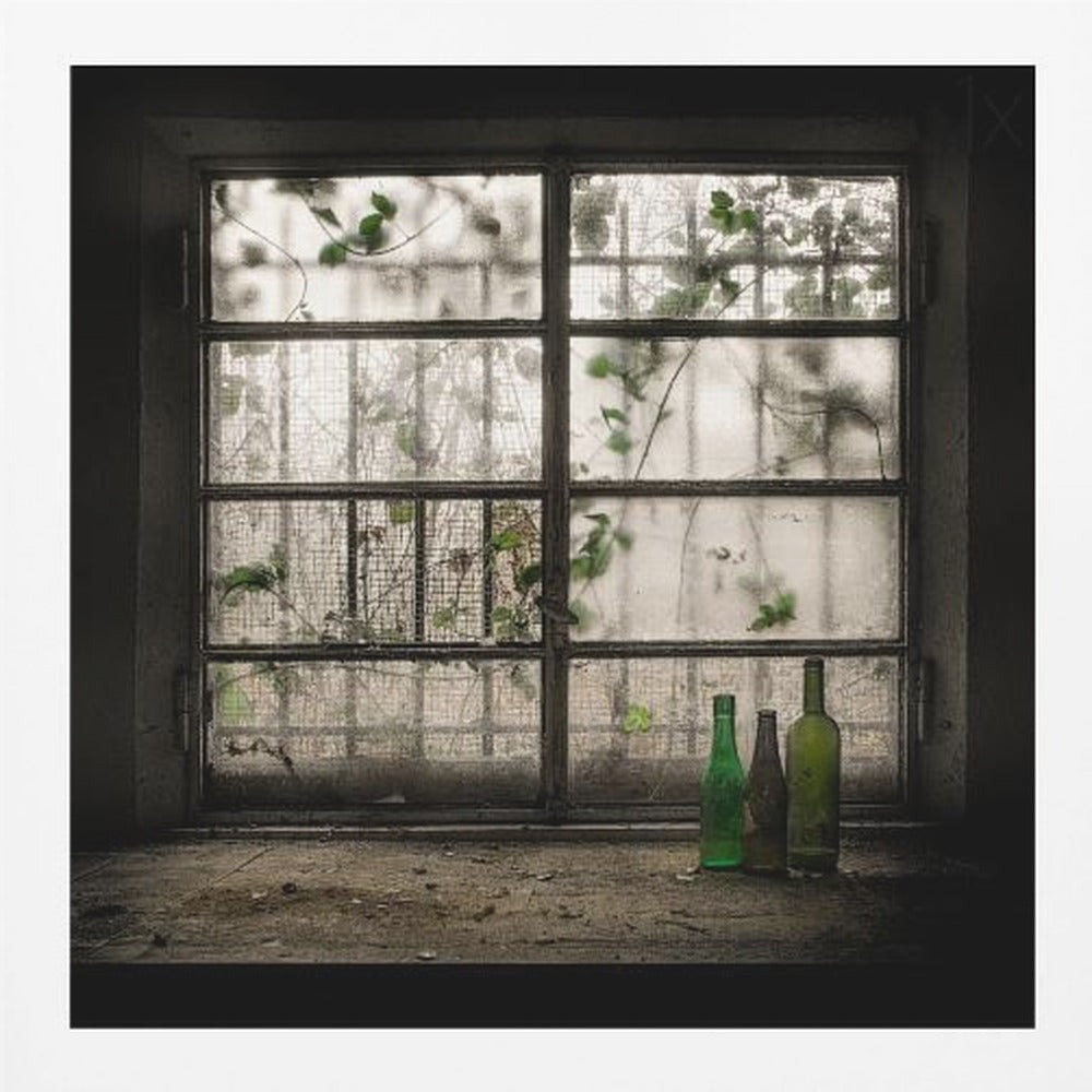 Still-Life with glass bottle - Poster / Art Print