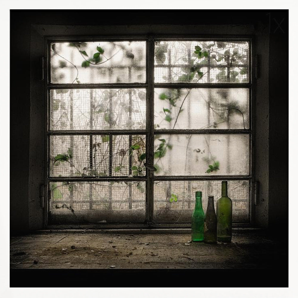 Still-Life with glass bottle - Poster / Art Print
