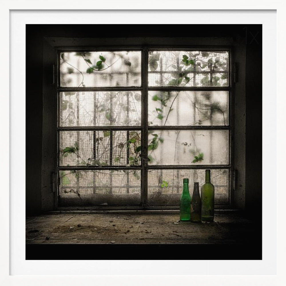 Still-Life with glass bottle - Poster / Art Print