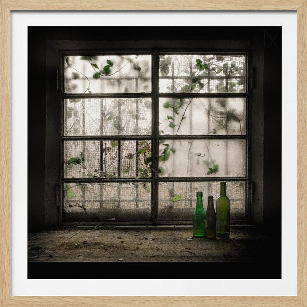 Still-Life with glass bottle - Poster / Art Print