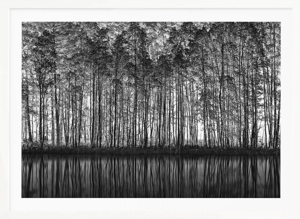 Pointillism Nature - Poster / Art Print