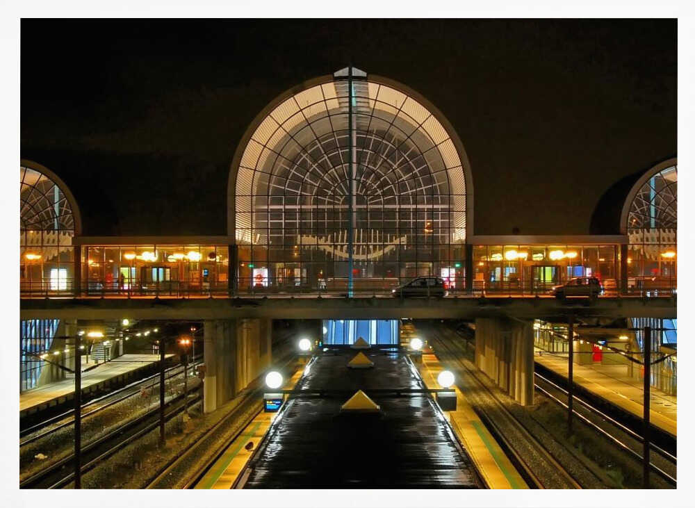 Hoeje Tastrup Station - Poster / Art Print