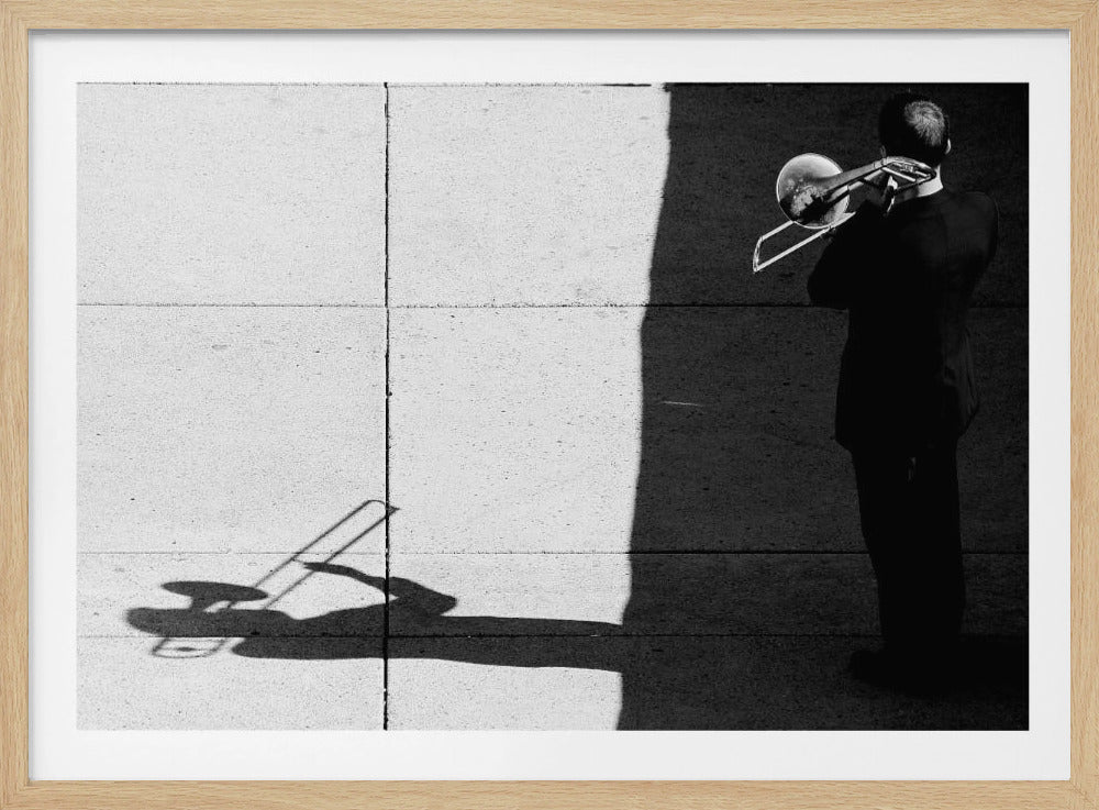 Trombone player - Poster / Art Print