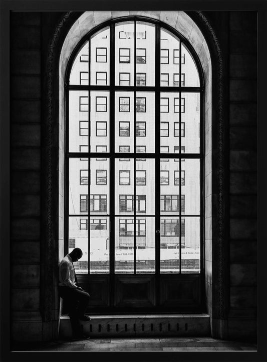 Lonely man - Poster / Art Print