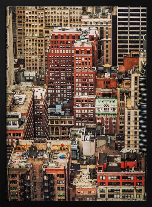 Multi colour Manhattan - Poster / Art Print