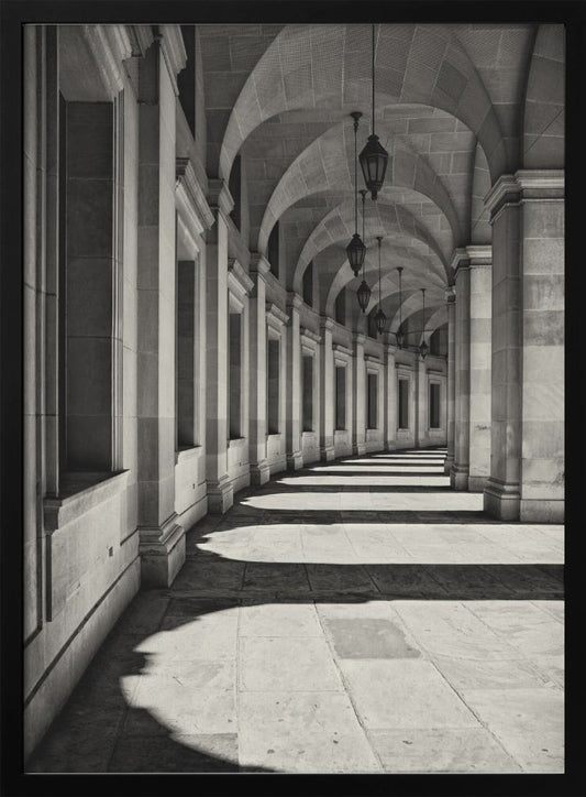 Curved Corridor - Poster / Art Print